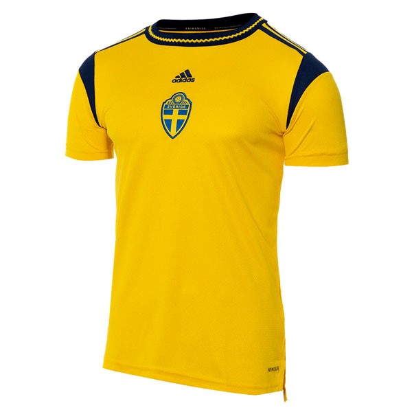 Camiseta Suecia Primera Equipo Euro Mujer 2022